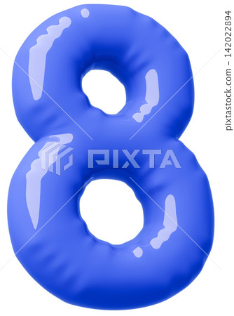 3D image_balloon_8_blue 3D image_balloon_8_blue 142022894