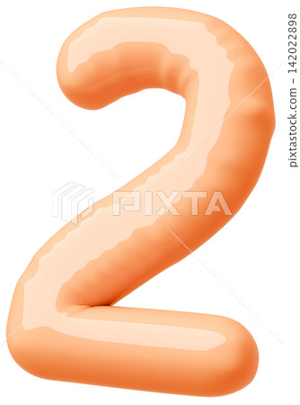 3D image_balloon_2_orange 3D image_balloon_2_orange 142022898