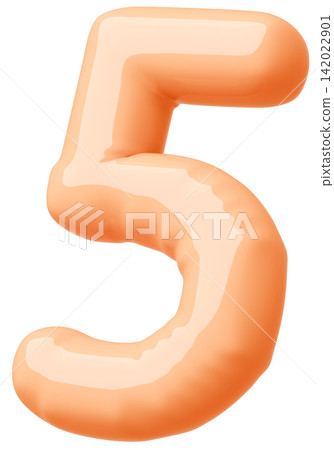 3D image_balloon_5_orange 3D image_balloon_5_orange 142022901