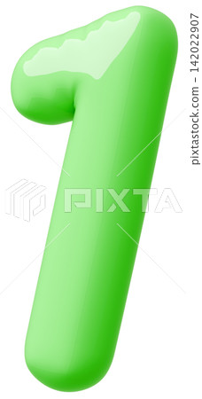 3D image_balloon_1_green 3D image_balloon_1_green 142022907