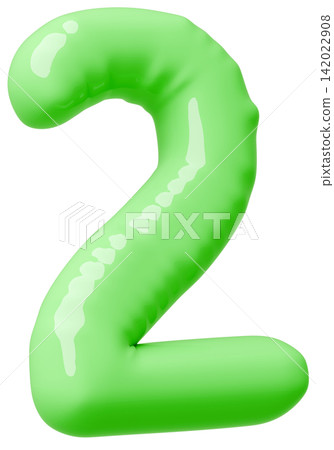3D image_balloon_2_green 3D image_balloon_2_green 142022908