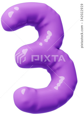 3D image_balloon_3_purple 3D image_balloon_3_purple 142022919