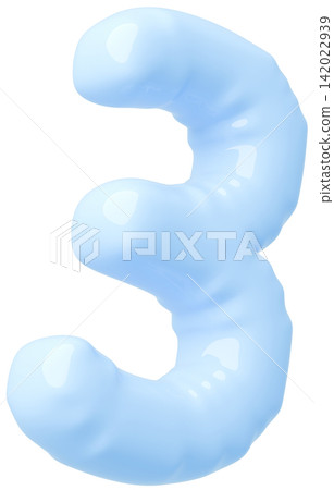 3D image_balloon_3_淺藍色 3D image_balloon_3_淺藍色 142022939