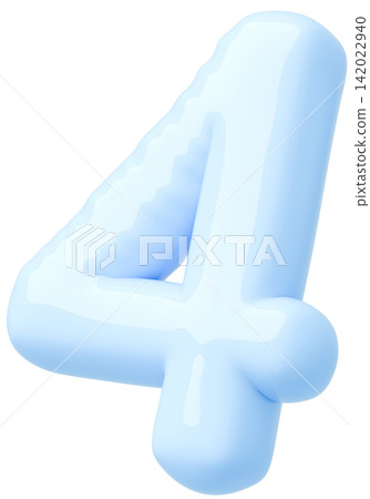 3D image_balloon_4_淺藍色 142022940