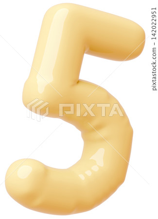 3D image_balloon_5_yellow 3D image_balloon_5_yellow 142022951