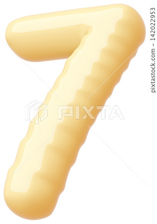 3D image_balloon_7_yellow 3D image_balloon_7_yellow 142022953