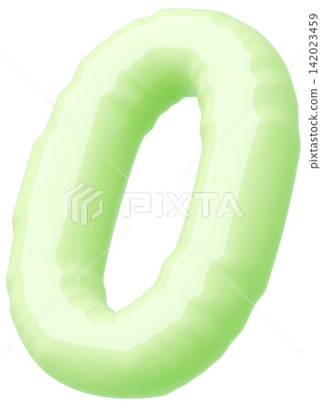 3D image_balloon_0_黃綠色 3D image_balloon_0_黃綠色 142023459