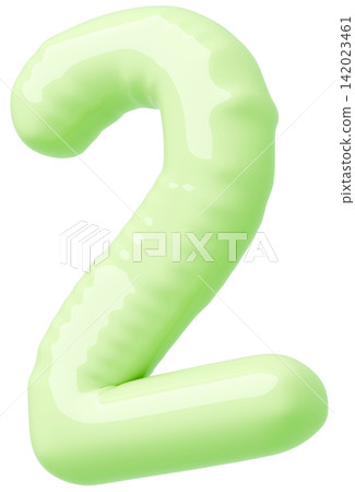 3D image_balloon_2_黃綠色 3D image_balloon_2_黃綠色 142023461