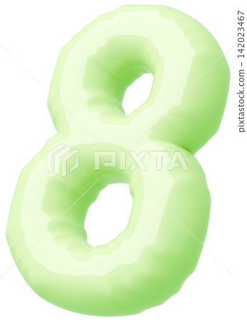 3D image_balloon_8_黃綠色 142023467