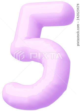 3D image_balloon_5_purple 3D image_balloon_5_purple 142023474