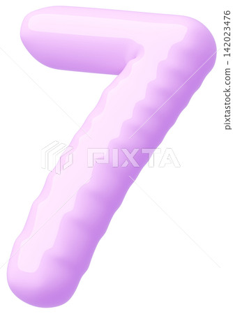 3D image_balloon_7_purple 3D image_balloon_7_purple 142023476