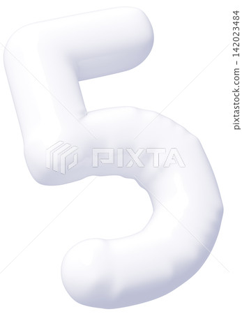 3D image_balloon_5_white 3D image_balloon_5_white 142023484