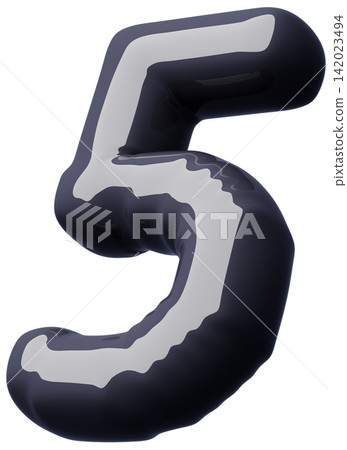 3D image_balloon_5_black 3D image_balloon_5_black 142023494