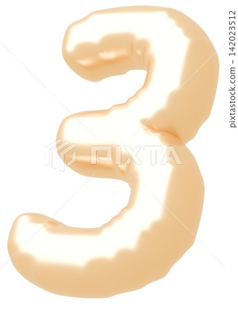 3D image_balloon_3_gold 3D image_balloon_3_gold 142023512