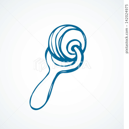 Rattle. Vector drawing 142024975