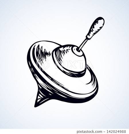 Spinning Top. Vector drawing Spinning Top. Vector drawing 142024988