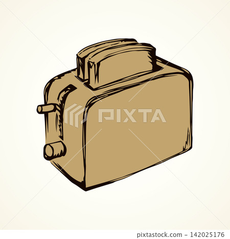 Toaster. Vector drawing Toaster. Vector drawing 142025176