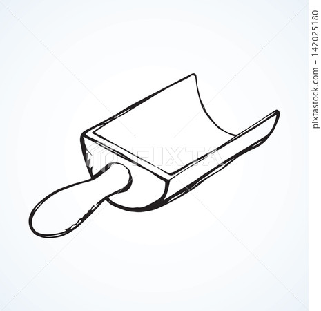 Scoop for cereals. Vector drawing Scoop for cereals. Vector drawing 142025180