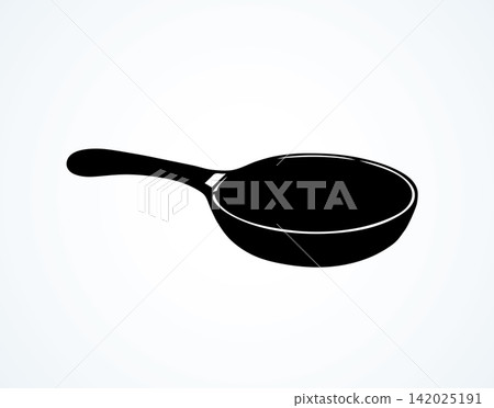 Pan. Vector drawing Pan. Vector drawing 142025191