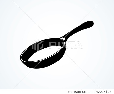 Pan. Vector drawing Pan. Vector drawing 142025192