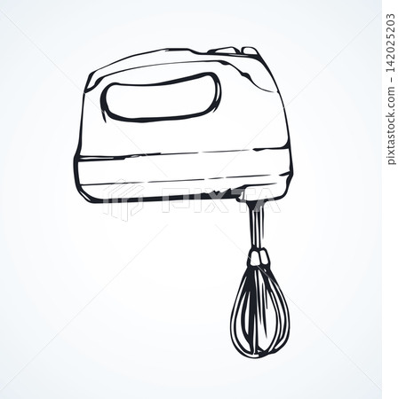 Elictric Mixer. Vector drawing Elictric Mixer. Vector drawing 142025203