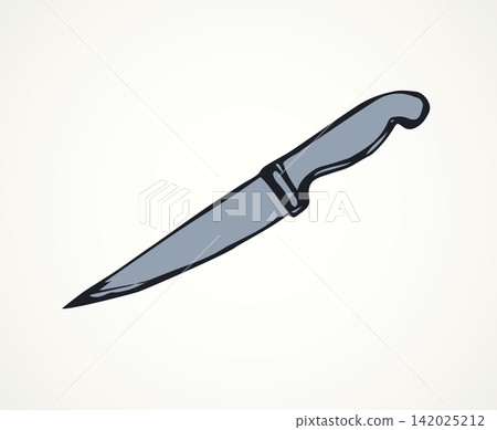 Knife. Vector drawing Knife. Vector drawing 142025212