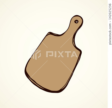 Cutting board. Vector drawing Cutting board. Vector drawing 142025236