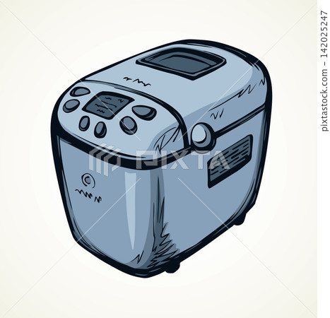 Bread machine. Vector drawing 142025247