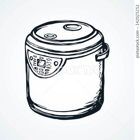Bread machine. Vector drawing Bread machine. Vector drawing 142025252