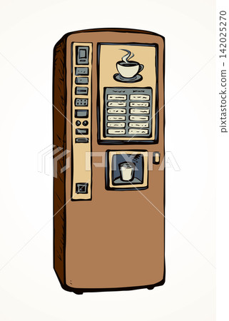 Coffee maker. Vector drawing Coffee maker. Vector drawing 142025270