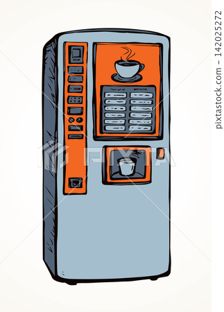 Coffee maker. Vector drawing Coffee maker. Vector drawing 142025272