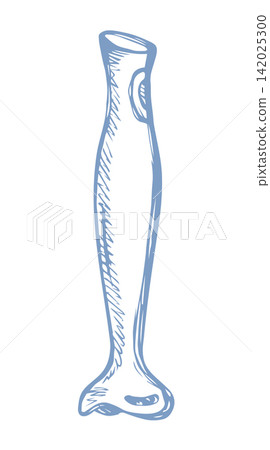 Immersion blender. Vector drawing Immersion blender. Vector drawing 142025300