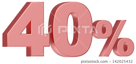 3D Material_Numbers_40%_Metallic_Pink 3D Material_Numbers_40%_Metallic_Pink 142025432