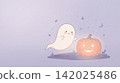 Halloween Pumpkin and Skull with " Stay Spooky Creepy" 142025486