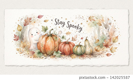 Halloween Pumpkin and Skull with " Stay Spooky Creepy" Halloween Pumpkin and Skull with " Stay Spooky Creepy" 142025587