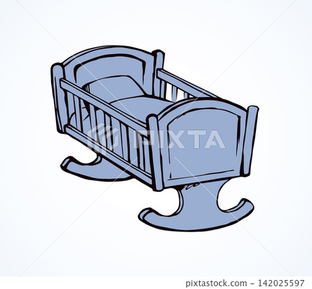 Cradle. Vector drawing Cradle. Vector drawing 142025597