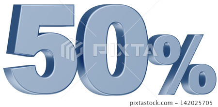 3D Material_Numbers_50%_Metallic_Silver 3D Material_Numbers_50%_Metallic_Silver 142025705