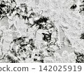 distressed frayed linen textile macro texture monochrome grunge background for web design advertising branding 142025919
