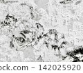 distressed frayed linen textile macro monochrome texture background for sustainable web design branding 142025920