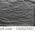 wrinkled charcoal linen fabric texture background for sustainable web design branding and authentic editorial layouts 142025921