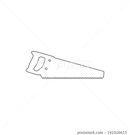 handsaw outline carpentry cutting tool isolated on white backgroundhandsaw silhouette carpentry cutting tool isolated on white background handsaw outline carpentry cutting tool isolated on white backgroundhandsaw silhouette carpentry cutting tool isolated on white background 142026615