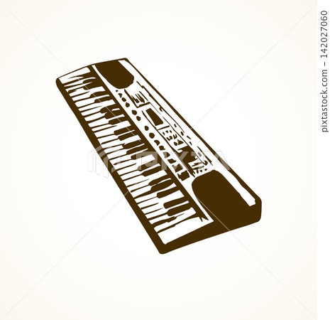 Synthesizer. Vector drawing Synthesizer. Vector drawing 142027060