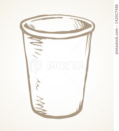 Bin for cleaning. Vector drawing 142027486