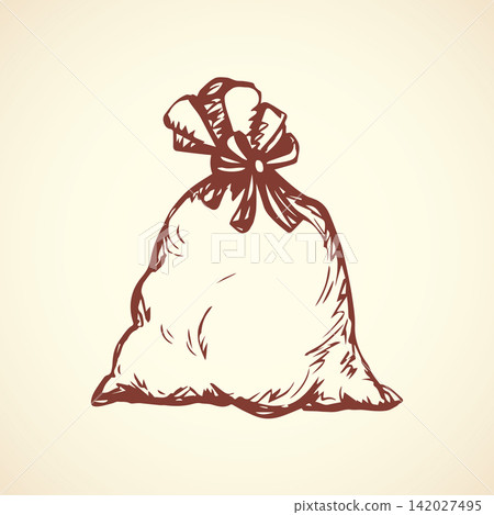 Bag. Vector drawing Bag. Vector drawing 142027495
