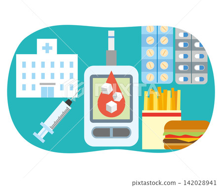 Image illustration of diabetes Image illustration of diabetes 142028941