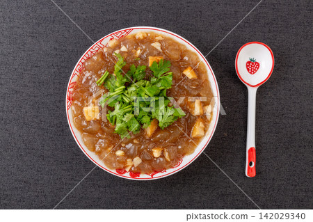 stir Fried Sweet Potato Jelly Chinese Traditional Dish stir Fried Sweet Potato Jelly Chinese Traditional Dish 142029340