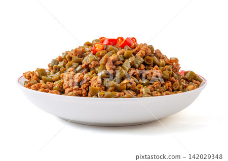 stir Fried Minced Pork with Pickled Beans Chinese Dish 142029348