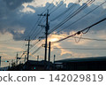 用電線的風景 142029819