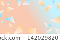 Background material using an orange and light blue gradient. 142029820
