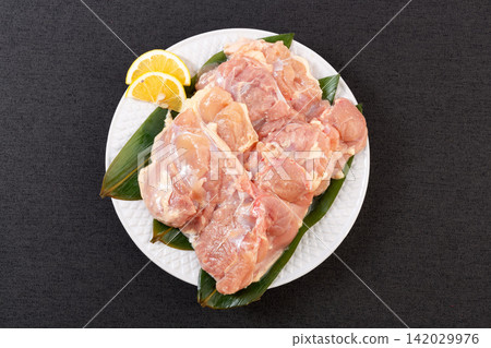 boneless Skinless Chicken Thigh Raw Meat Ingredient boneless Skinless Chicken Thigh Raw Meat Ingredient 142029976